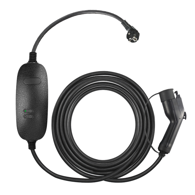 Carregador EV portátil SAE J1772 Mode2-Type1 AC Conectores de carregamento EV 32A 250V